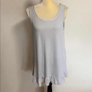 Blue Heaven Lacey Back Sleeveless Tunic